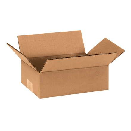 10 x 7 x 3" Flat Corrugated Boxes