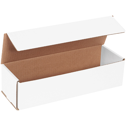 12 x 4 x 3" White Corrugated Mailers