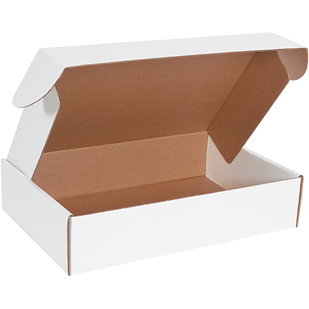 18 x 12 x 4" White Deluxe Literature Mailers