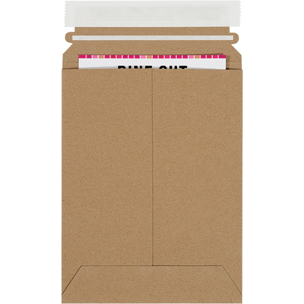 6 x 8" Kraft Self-Seal Stayflats Plus<span class='rtm'>®</span> Mailers