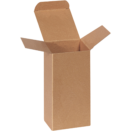 3 x 3 x 5" Heavy Duty Kraft Reverse Tuck Folding Cartons